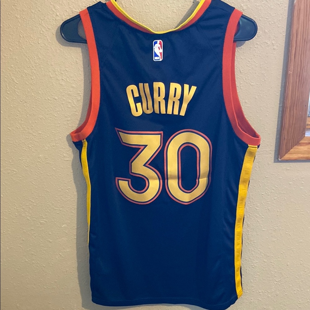 Blue and Yellow NBA Jersey